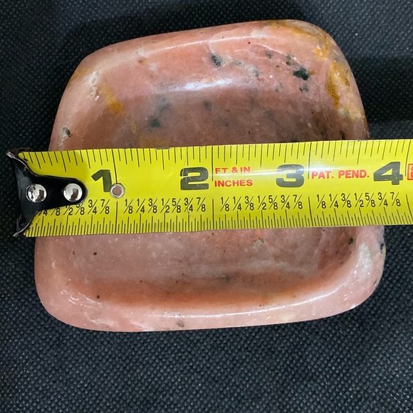 Vintage Madagascar Genuine Polished Kunzite Quartz Crystal bowl - Picture 4 of 6